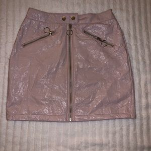 Baby pink skirt